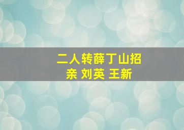 二人转薛丁山招亲 刘英 王新